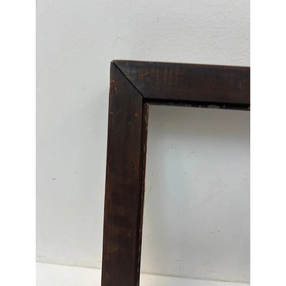 Victorian Antique Carved Deep Wood Picture Frame Fits 9x11 Brown Walnut Wall Art